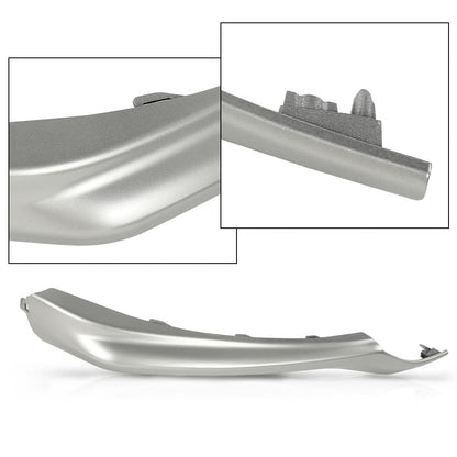 G-PLUS Front Bumper Side Trim Left Right Set Silver Compatible with Toyota Camry XSE SE 2021-2023 52163F4020 52164F4020 TO1139101 TO1138101