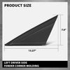 G-PLUS Left Window Mirror Fender Corner Molding Cap Triangle, Compatible with Ford Focus 2012-2018, Passenger Side, CP9Z16003A