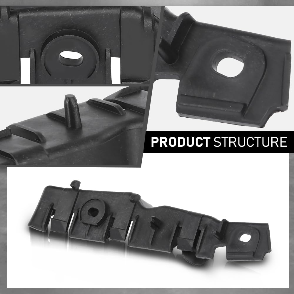 G-PLUS Front Left and Right Bumper Bracket Compatible with Audi A3 2009-2013 8P0807183B, 8P0807184B