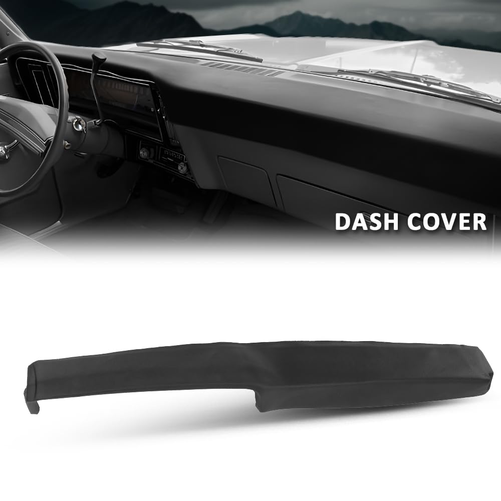 G-PLUS TPE Dash Board Pad Cover Cap Compatible with 1972-1974 Buick Apollo/1969-74 Chevy Chevy II
