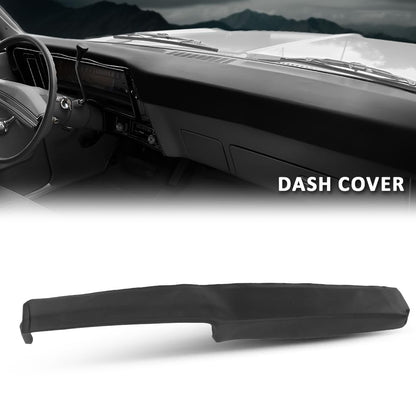 G-PLUS TPE Dash Board Pad Cover Cap Compatible with 1972-1974 Buick Apollo/1969-74 Chevy Chevy II