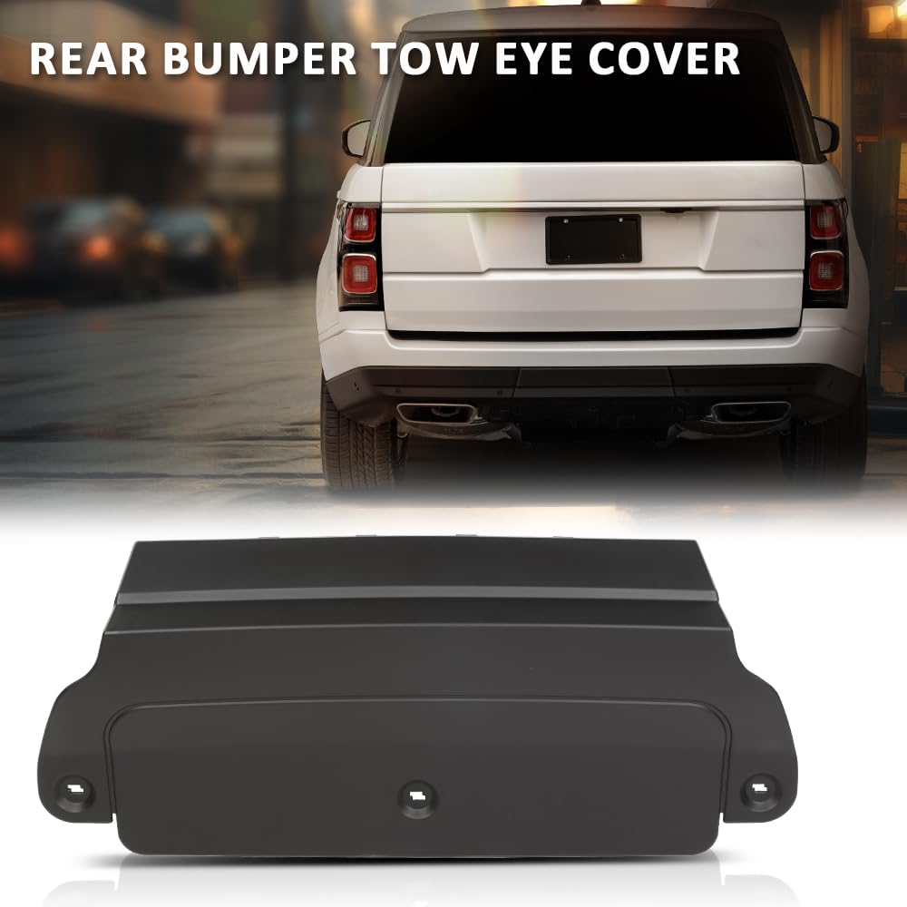 G-PLUS Rear Bumper Hitch Receiver Cover Tow Eye Compatible with Range Rover L405 2013-2018 (After June 2013)