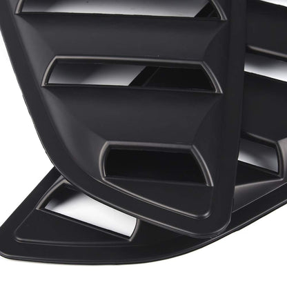 G-PLUS for 2015 2016 2017 2018 Compatible for Ford Mustang GT V6 Vents Style Quarter 1/4 Side Window Louver Scoop Cover