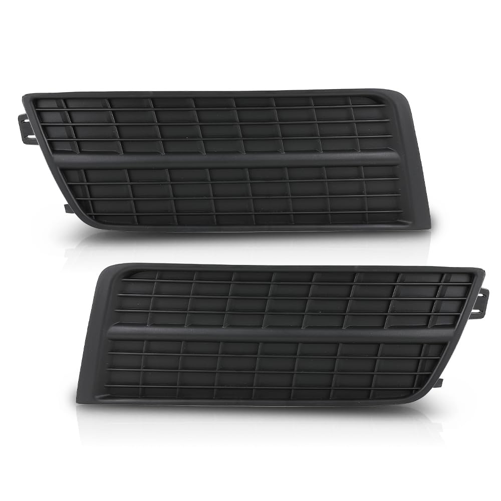 G-PLUS Fog Light Lamp Cover Black Hole Driver and Passenger Side Compatible with Cadillac SRX 2010-2016 GM1038126 GM1039126