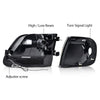 G-PLUS LED DRL Headlights & Corner Parking Lights Compatible with Ford Expedition 1997-2002, Fit Ford F150 1998-2003 Bumper Left & Right Headlamps Clear Lens Chrome Housing Clear Reflector
