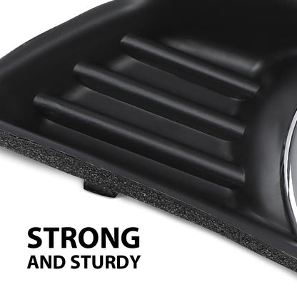 G-PLUS Black Front Bumper Fog Lights Covers Trim 2Pcs Compatible with Toyota Camry XLE 2007 2008 2009 5212706040, 5212806040, TO2598101, TO2599101 Fog Lamp Accessories Black