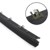 G-PLUS Window Felt Sweeps Weatherstrip Pair w/Rivets Belt Outer Compatible with Chevy Corvette C4 (Coupe and Convertible) 1984-1996