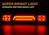G-PLUS Rear LED Third Brake Light Compatible with Ford F150 Lobo 2004 2005 2006 2007 2008/ Ford Explorer Sport Trac 2007-2010/ Lincoln Mark LT 2006-2008 3RD Cargo Led Tail Lamps Red Lens Black Housing