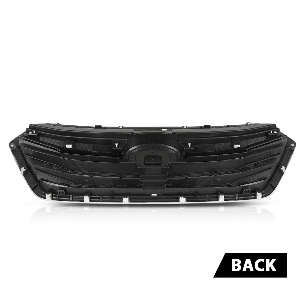 G-PLUS Front Bumper Grille Assembly, Compatible with Subaru Legacy 2018-2019, Light Gray, 91121AL18A, SU1200180 Light Gray