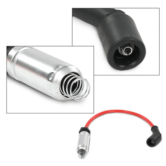 G-PLUS 8 Pack Square Ignition Coil & Spark Plug Wire Compatible with Chevy Express Silverado GMC Yukon Savana Sierra Hummer H2 Workhorse Fastrack 1999-2007 41-962 M8-48322R UF-271