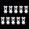 G-PLUS 10pcs Door Belt Side Trim Clips Compatible with 1971 1972 1973 1974 Dodge Challenger, Dart, Monaco, Polara, Charger, Challenger/Plymouth Barracuda, Cuda, Fury III, Gran Fury 11191