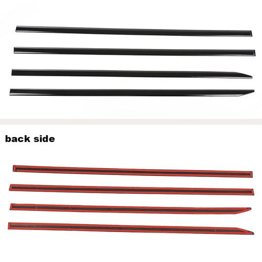 G-PLUS Chrome ABS Body Side Moldings Trim 4pcs Compatible with 2019-2021 Dodge RAM 1500 Crew Cab Door Molding Trim Kit Strips Universal Door Protector Automotive Molding Trim