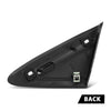 G-PLUS Front Right Side Fender Molding Trim Part Mirror Corner Triangle Trim View Mirror Flag Applique Panel Cover Compatible with Cadillac XTS 2013-2019 22955948 Chrome and Black