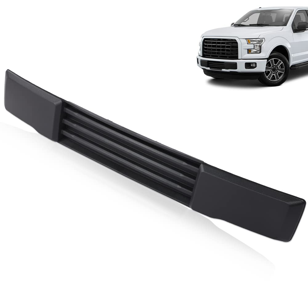 G-PLUS Front Bumper Cover w/o Block Heater & w/o Grille Shutters Compatible with Ford F150 2015 2016 2017 FL3Z-17E810-AA FL3Z-17A385-A