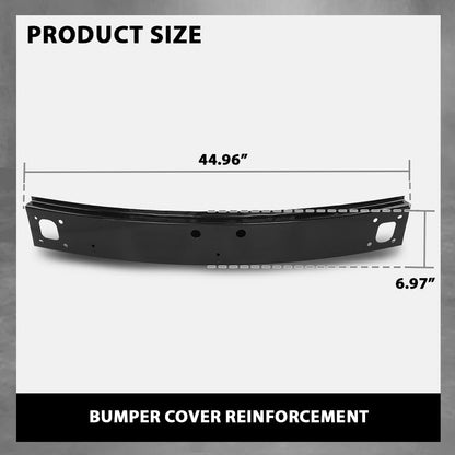 G-PLUS Bumper Reinforcement Impact Bar Front Upper Compatible with Cadillac SRX 2010-2016 22792566, GM1008110, 107-01110 Black