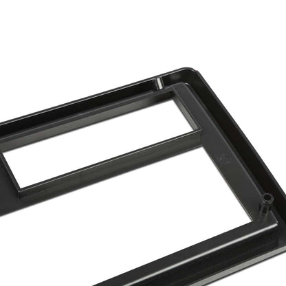 G-PLUS Radio Face Plate w/Red Trim Compatible with El Camino Monte Carlo SS 1981-1988 Radio Panel(Black)