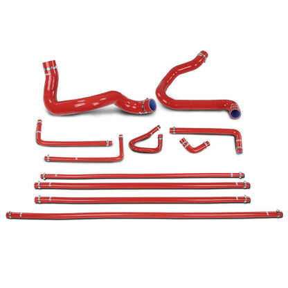 G-PLUS Radiator & Heater Hose Kit Compatible with Ford F150 F250 F350 Bronco Trucks 5.0L/5.8L 1988 1989 1990 1991 1992 1993 1994 FOTZ8260E, FOTZ8286D Red
