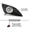 G-PLUS Pair Fog Lights Lamps Assembly, Compatible with Hyundai Veloster Turbo 2013-2016, LH Driver & RH Right Side 2PCS, 865232V500, 865242V500