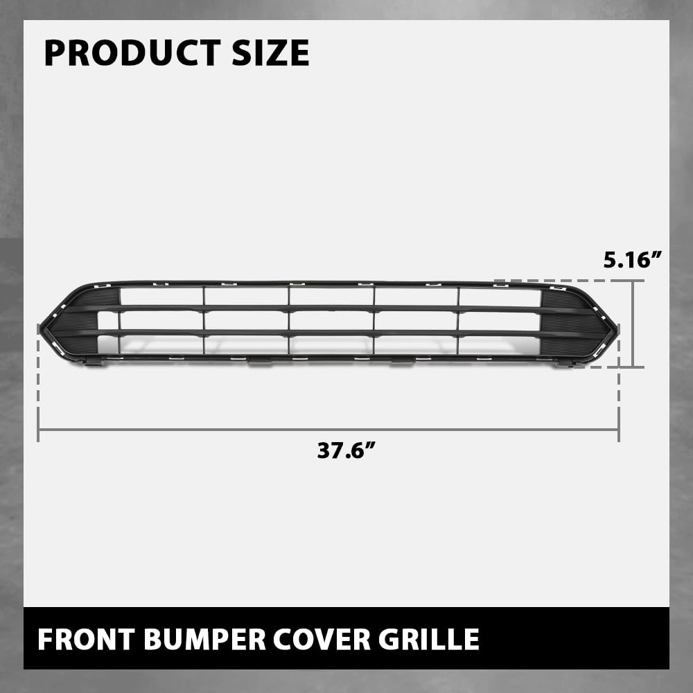 G-PLUS Front Bumper Cover Grille Compatible with Subaru Outback 2015-2017 57731AL03A, SU1036100