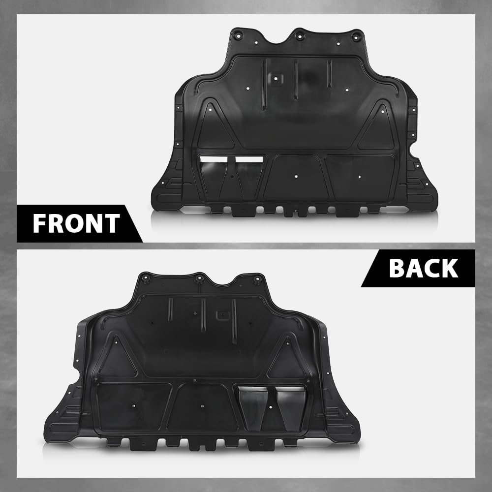 G-PLUS Front Engine Splash Shield Compatible with VW Volkswagen Golf 2015-2018 VW1228137, 3Q0825236D