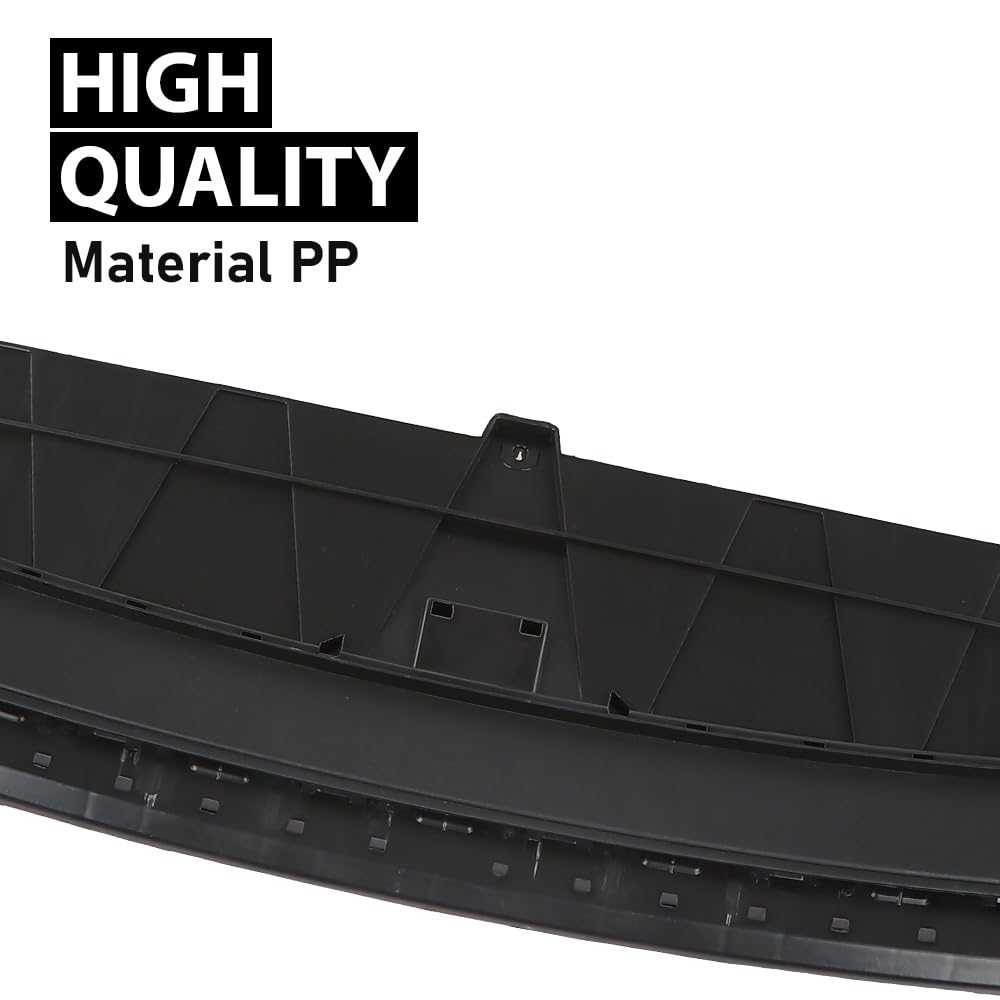 G-PLUS Front Lower Valance Spoiler Black 1pc Compatible with Volkswagen CC 2013-2017 3C88059039B9, VW1093125