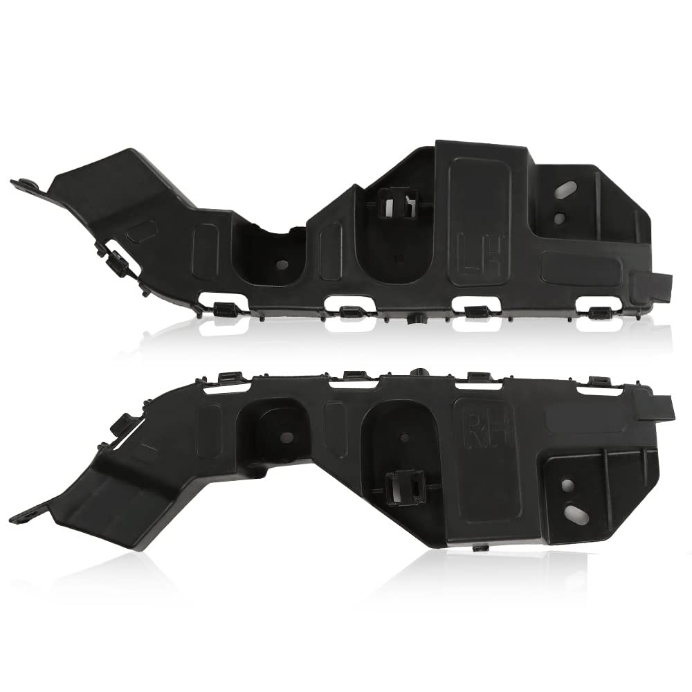 G-PLUS Bumper Bracket Retainer Front Pair Support Compatible with Chevy Trax Black 2015 2016 Driver & Passenger Side Bumper Bracket