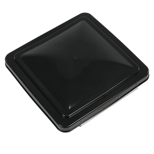 G-PLUS Replacement 14" x 14" Roof Vent Cover Camper RV Trailer Fit for Ventline pre-2008 and Elixir Style Pin 1994 and Newer Black 1pcs,Accessories is not assembled
