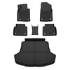 G-PLUS TPE Floor Mats Fit Toyota Camry FWD 2018-2024 6 PCS Black