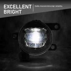 G-PLUS Fog Light Left for Volvo XC40 2018-2020 Polestar 2 2021-2023 Black Additional Angle