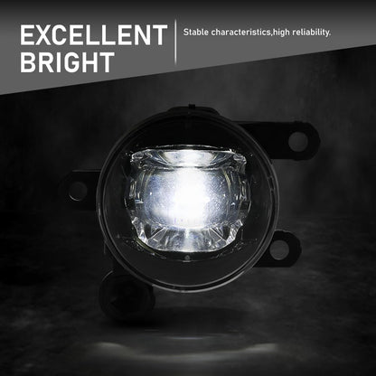 G-PLUS Left LH Driver LED Fog Light Compatible with Volvo XC40 2018-2020 Fit Polestar 2 2021-2023 31689174 Black