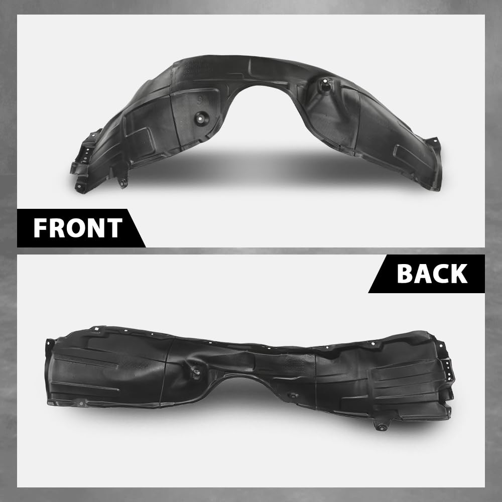 G-PLUS Front Passenger Side Fender Liner Compatible with Toyota Camry L LE XLE 2012-2014,Fit Toyota Camry Hybrid 2012-2014 TO1249160