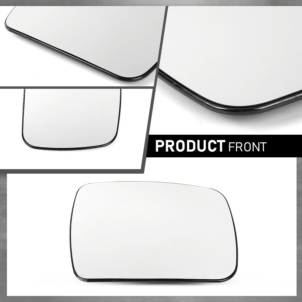 G-PLUS Passenger Side Mirror Glass w/Back Heated Compatible with LR2 2011-2015,Fit LR4 2010-2013,Fit Range Rover Sport 2010-2013