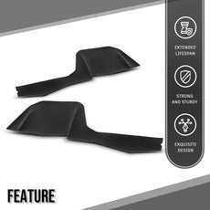 G-PLUS Fender Liner Pair for Oldsmobile Cutlass 442 1968-1972 Front Black Additional Angle