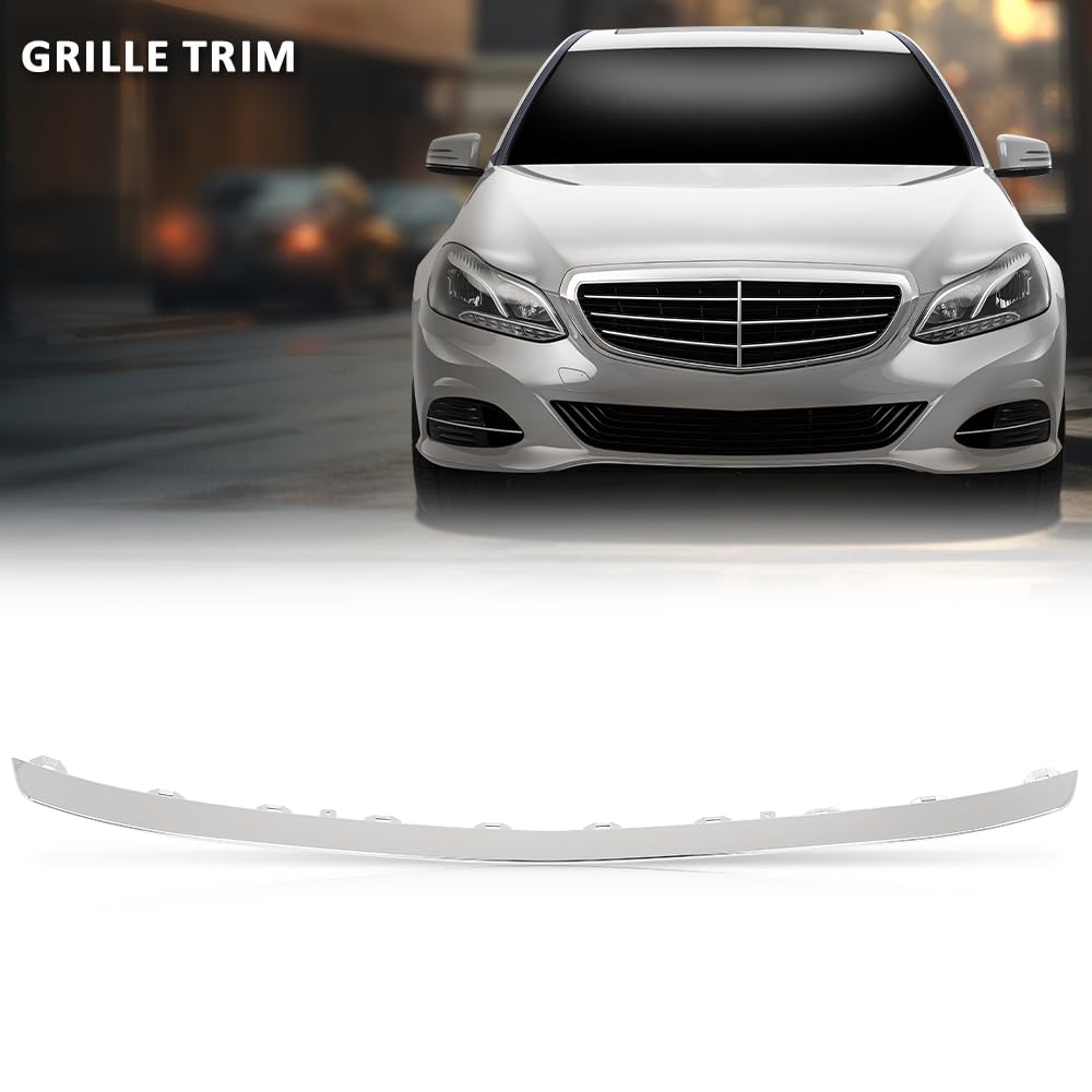 G-PLUS Grille Trim Grill Compatible with Benz E250 Bluetec/E300 4Matic 2014-2016，Fit Benz E350 4Matic 4-Door, Sedan/Wagon 2014-2016 2128852474