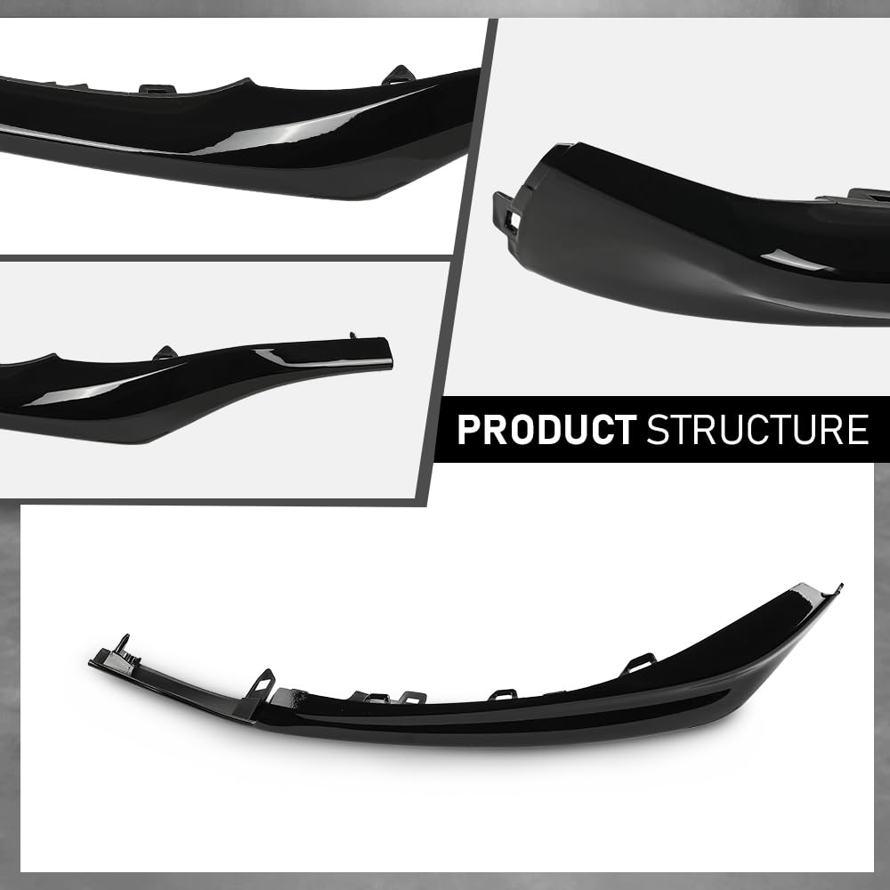 G-PLUS Front Bumper Side Lower Trim Right Matte Compatible with Toyota Camry XSE SE 2021-2023 5312306190