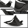 G-PLUS Front Right Fender Liner Inner Assembly, Compatible with BMW 740i 740Li 750i 750Li 2007-2012, Passenger Side, 51757185006