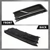 G-PLUS Front Left Fog Light Cover w/Chrome Trim Compatible with Volkswagen Passat 2016-2019 Black Driver Side without Sensor Hole