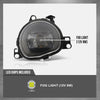 G-PLUS Front Bumper Fog Light Lamps Left & Right Compatible with Volvo C40 2020-2024 / XC40 2017-2024 Fit Volvo S90 / V90 2021-2024 32228794, 32228795 Black