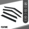 G-PLUS Outside Low Profile Rain Guards 4PCS Compatible with Ford Explorer 2020-2025 Out-Channel Window Vent Wind Deflectors Visors Shades Smoke