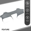 G-PLUS TPE Dashboard Cover Dash Panel Compatible with Toyota Camry 2007-2011 Gray
