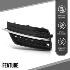 G-PLUS Fog Light Grille for Volvo XC90 2016-2019 Left Chrome Black Product Specifications