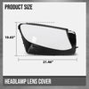 G-PLUS Headlight Lens Cover Compatible with Benz GLC Class W253 2016 2017 2018 2019 Left & Right 2539061501, 2539061601 Front Headlamp Lens Cover Clear