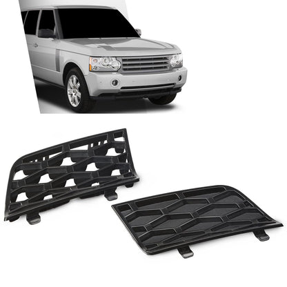 G-PLUS Pair Front Bumper Air Inlet Grill Cover, Compatible with Range Rover L322 4.4L V8 (non-Supercharged) 2006-2009, Not Fit Range Rover Sport models DXB500340PUY, DXB500350PUY