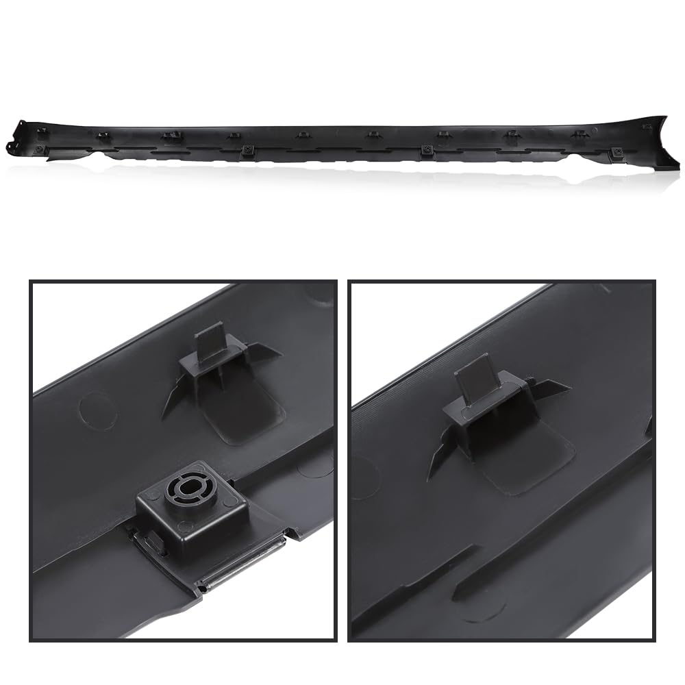 G-PLUS Right Door Side Skirt Molding Rocker Lower Cover Trim Compatible with Tesla Model 3 2017 2018 2019 2020 2021 2022 1089829-00-D 1089831-00-D Black