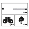 G-PLUS Racing Hood Lift Strut Damper Shock Set- Complete Kit Silvery Compatible with Ford Mustang 15-21