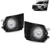 G-PLIS Front Bumper Fog Light with Bracket Left and Right Side Pair Compatible with Toyota Corolla Cross XLE & XLE Hybrid 2022-2024 81210 12240, 116-10303R, TO1038252, TO2592142, TO1039252 Black