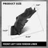 G-PLUS Front Left Side Fender Liner Compatible with Benz E400 2015-2017,Fit Benz E550 2014-2017,Fit Benz E350 2014 MB1248176