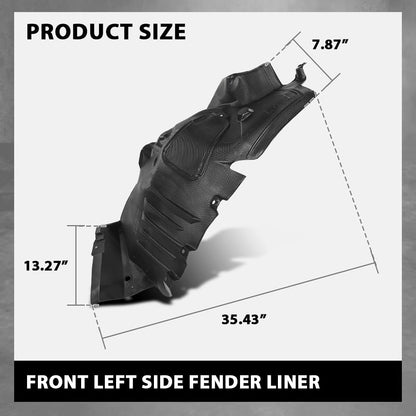 G-PLUS Front Left Side Fender Liner Compatible with Benz E400 2015-2017,Fit Benz E550 2014-2017,Fit Benz E350 2014 MB1248176