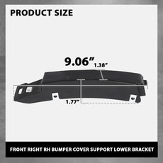 G-PLUS Front Right Bumper Cover Support Bracket Compatible with Buick Envision 2016-2020 Side View