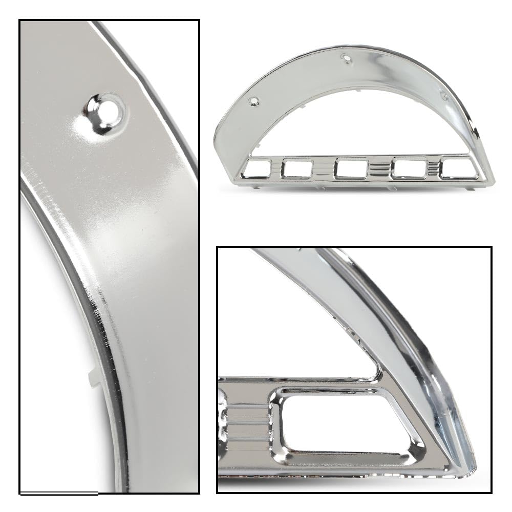 G-PLUS Dash Instrument Bezel Chrome Compatible with 1956 Ford F-Series Pickup Truck 45306 3203B
